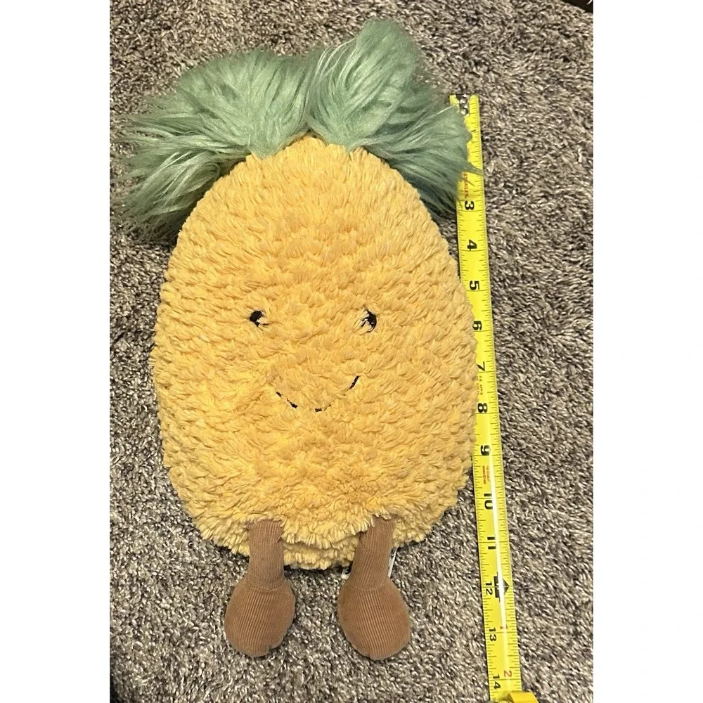 HTF - Jellycat Amuseables Pineapple Medium Plush Stuffed Animal - 11